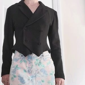Vintage 80s Cropped Riding Jacket